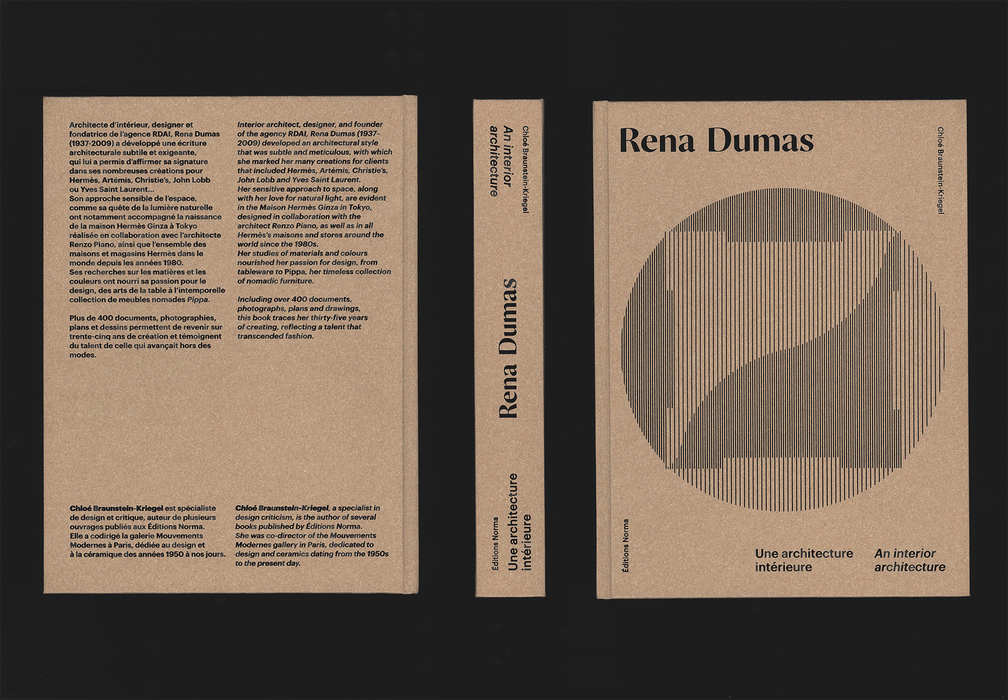 Rena Dumas, une architecture d’intérieur • Design Éditorial